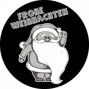 Gobo zu Advent und Weihnachten, Weihnachtsmann mit Glocke