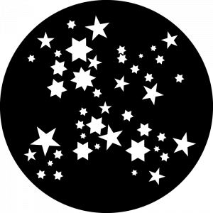 Gobo zu Advent und Weihnachten, kleine Sterne