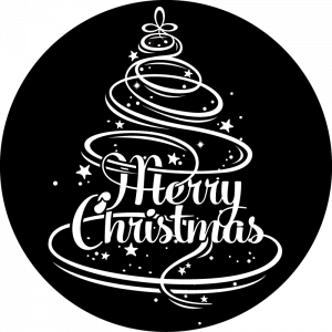 Gobo zu Weihnachten, Schleifen und Merry Christmas