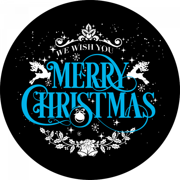 Farbiges Gobo zu Weihnachten, We Wish You A Merry Christmas