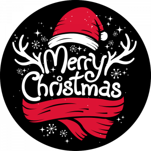 Gobo zu Weihnachten, Merry Christmas und Santa Claus