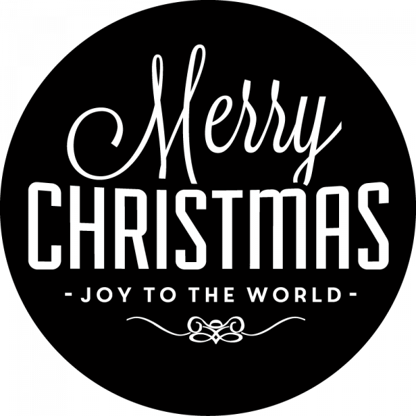 Gobo für Advent und Weihnachten, Merry Christmas, Joy To The World