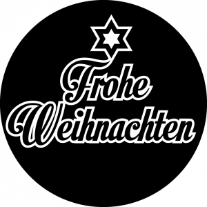Gobo Frohe Weihnachten mit Stern