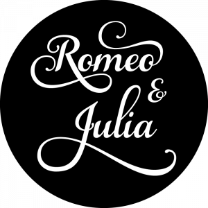 Gobo mit Namen des Brautpaars, für Hochzeit, Hochzeitsfeier